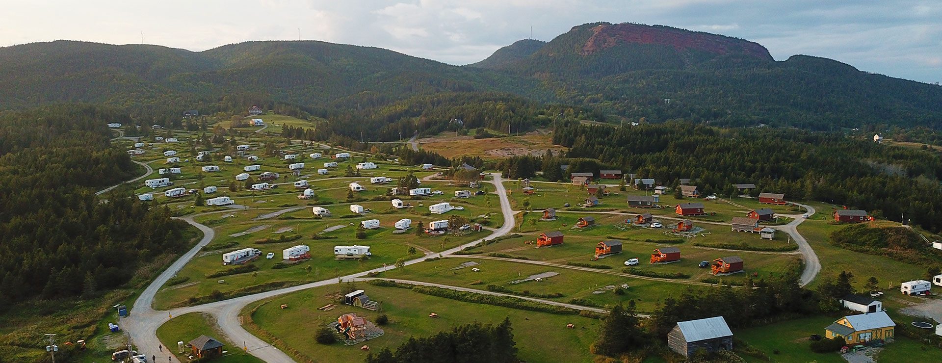 Photos du camping à Percé