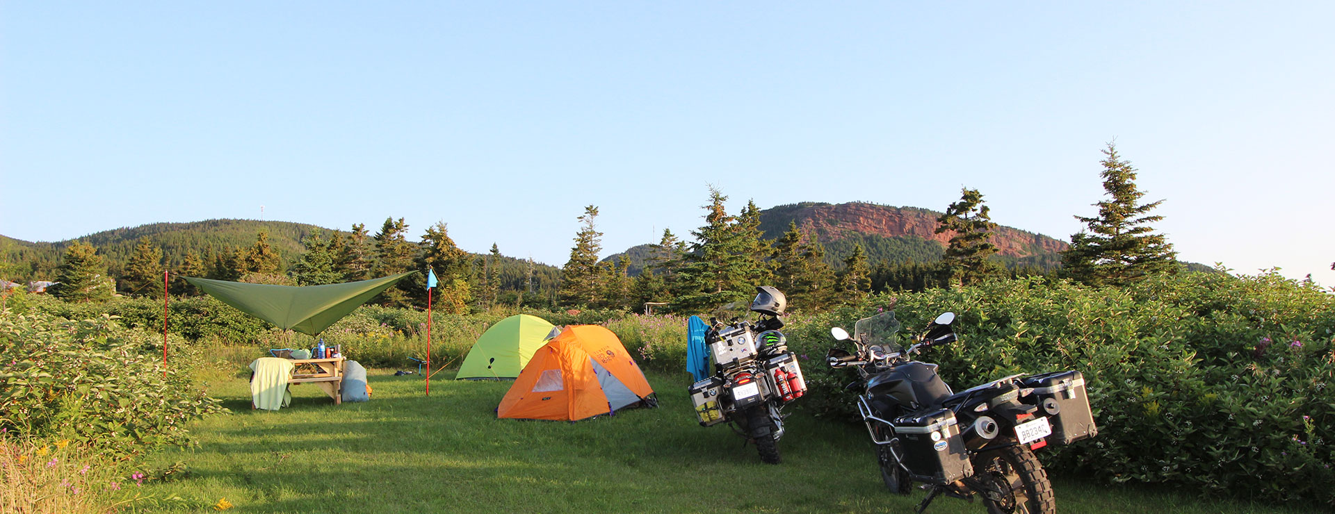 Photos du camping à Percé