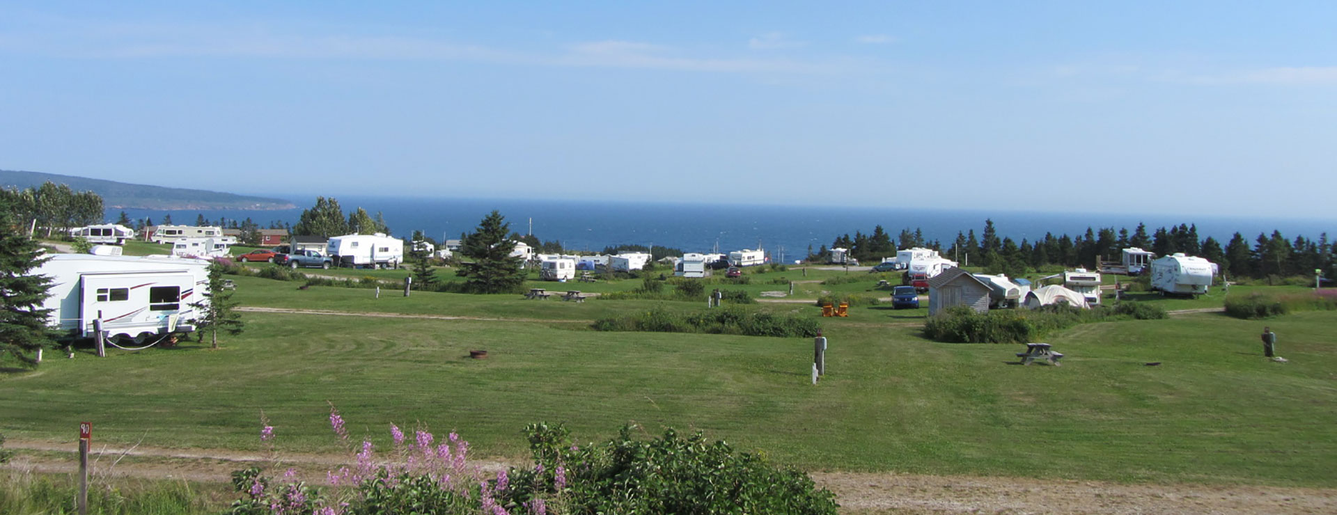 Photos du camping à Percé