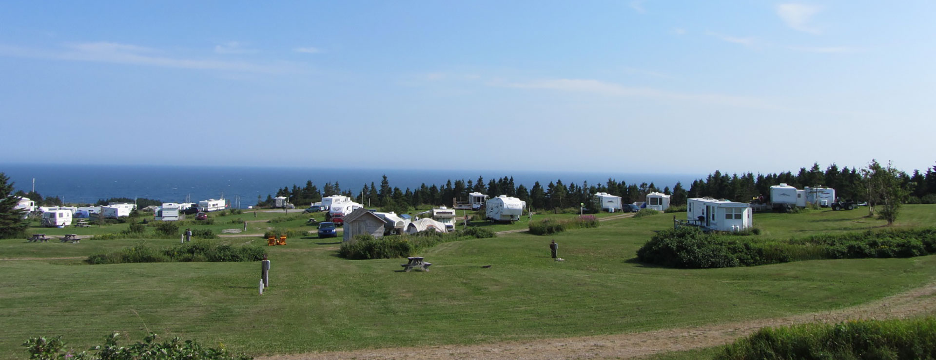 Photos du camping à Percé