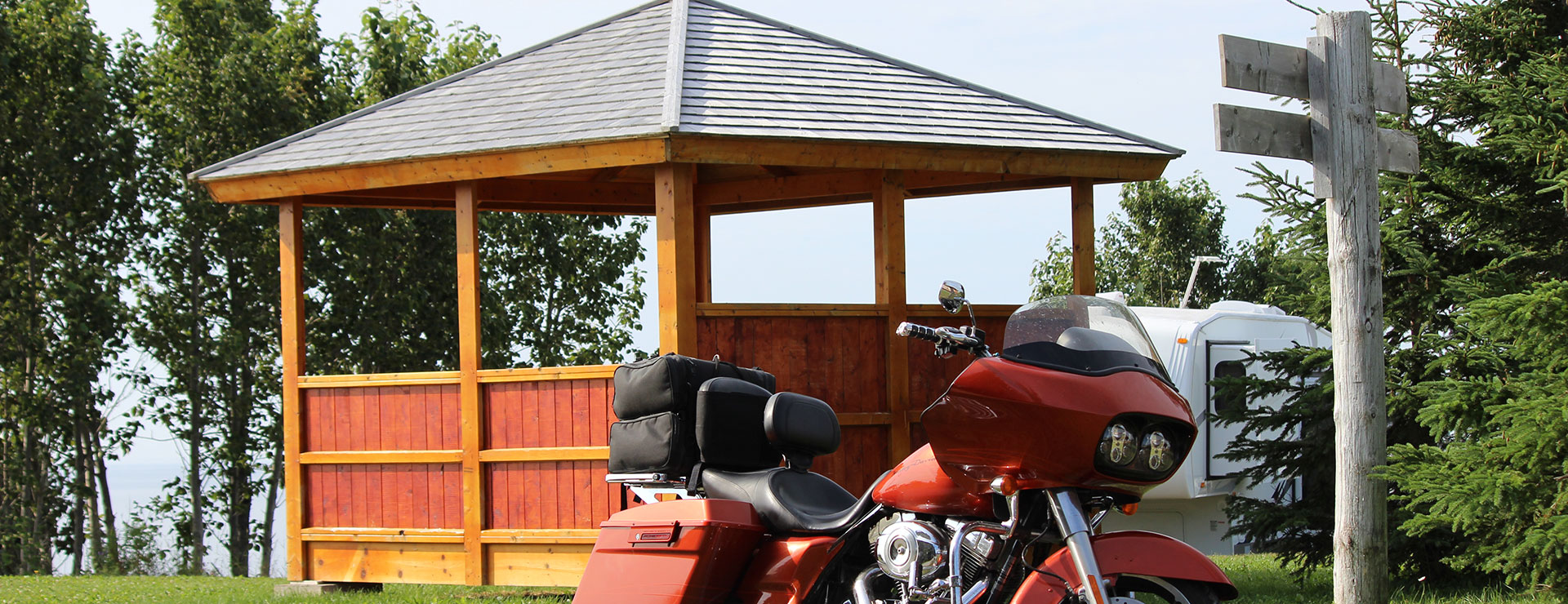 Photos du camping à Percé