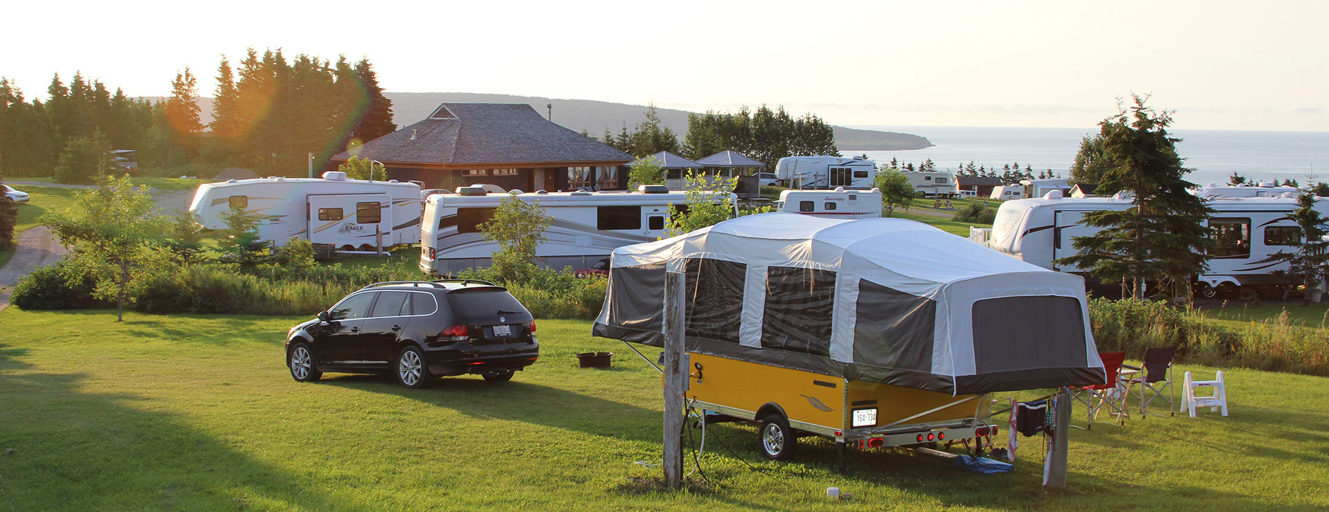 Photos du camping à Percé