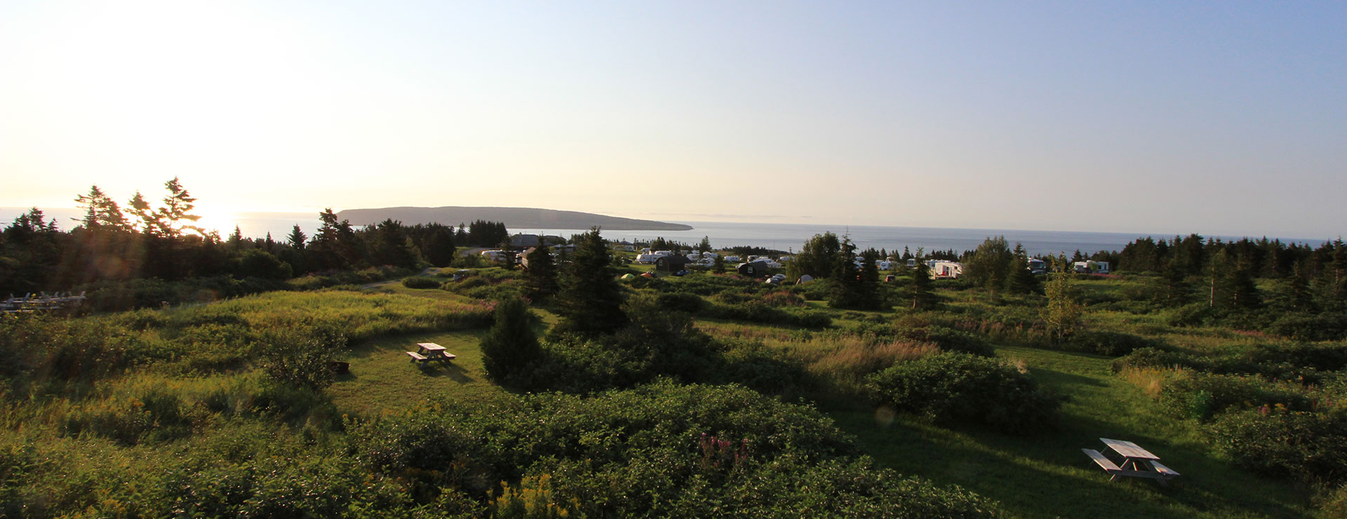 Photos du camping à Percé