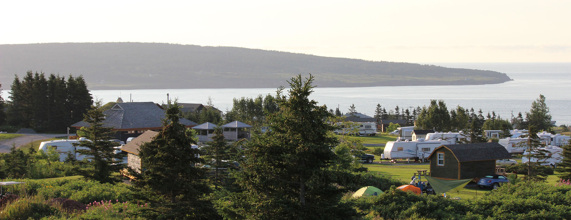 Photos du camping à Percé