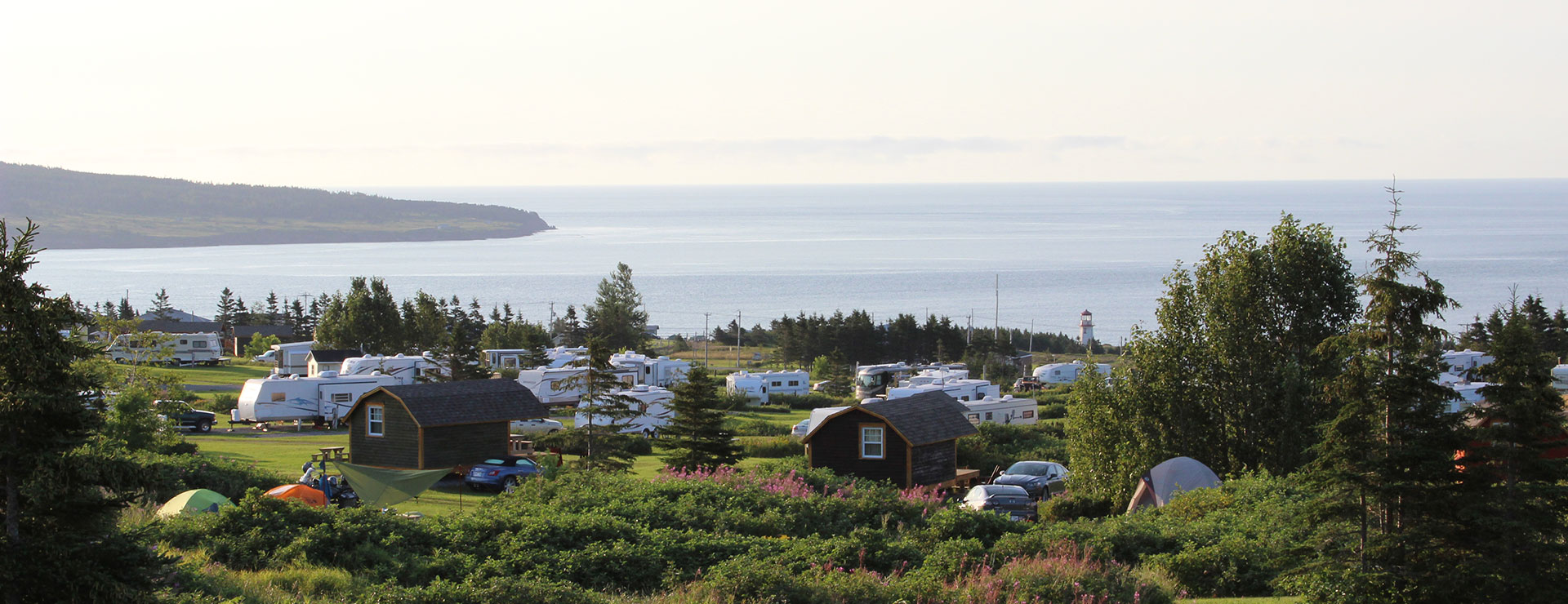 Photos du camping à Percé